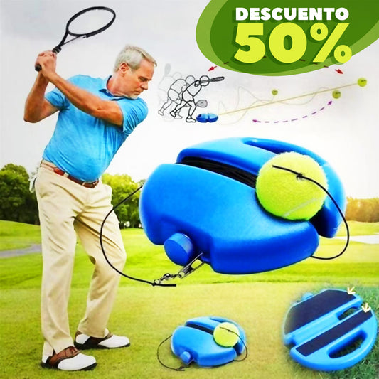 SET TENISTA ANTIESTRÉS - Pelota con base para practicar tenis 🎾